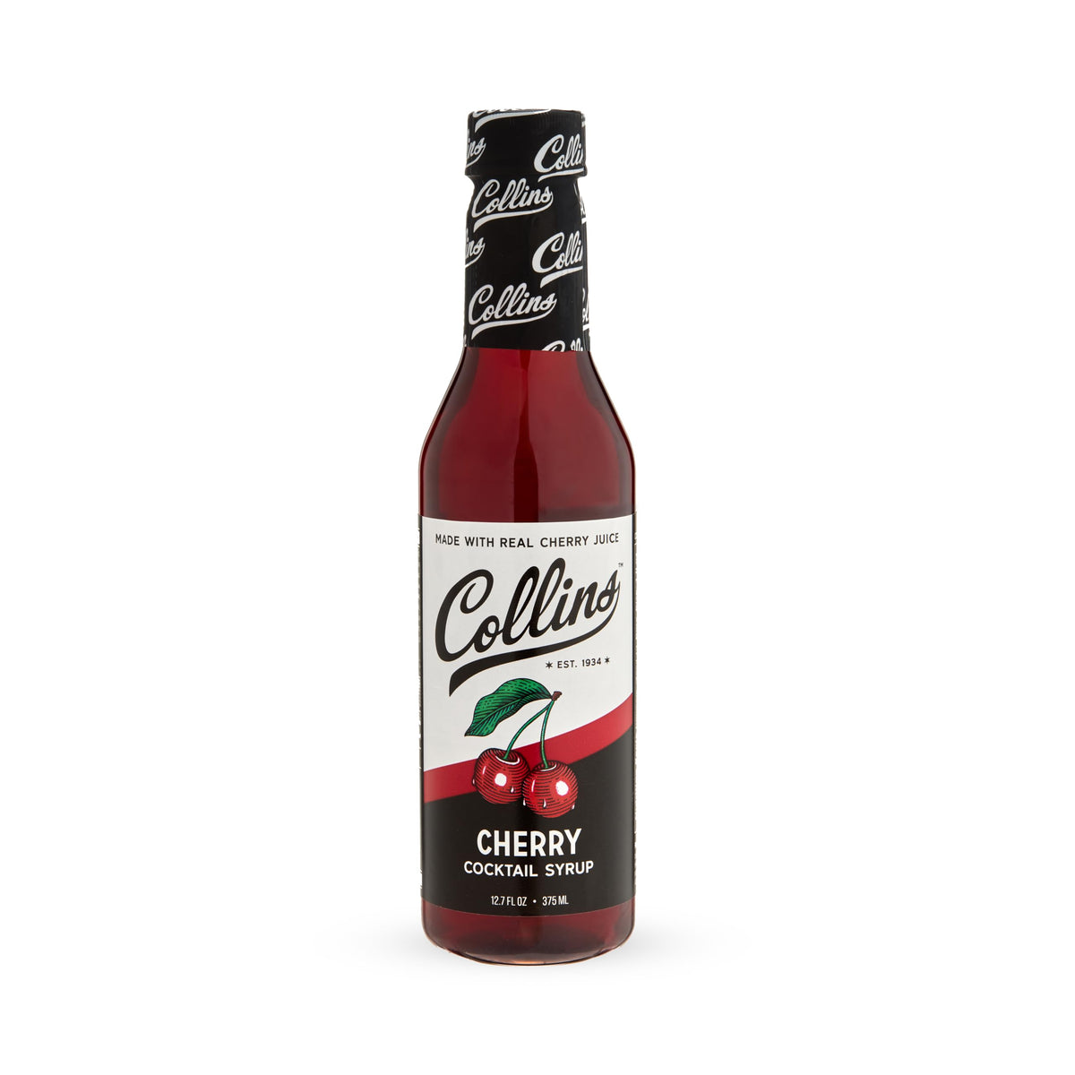 Collins Cherry Cocktail Syrup — 12.7 oz