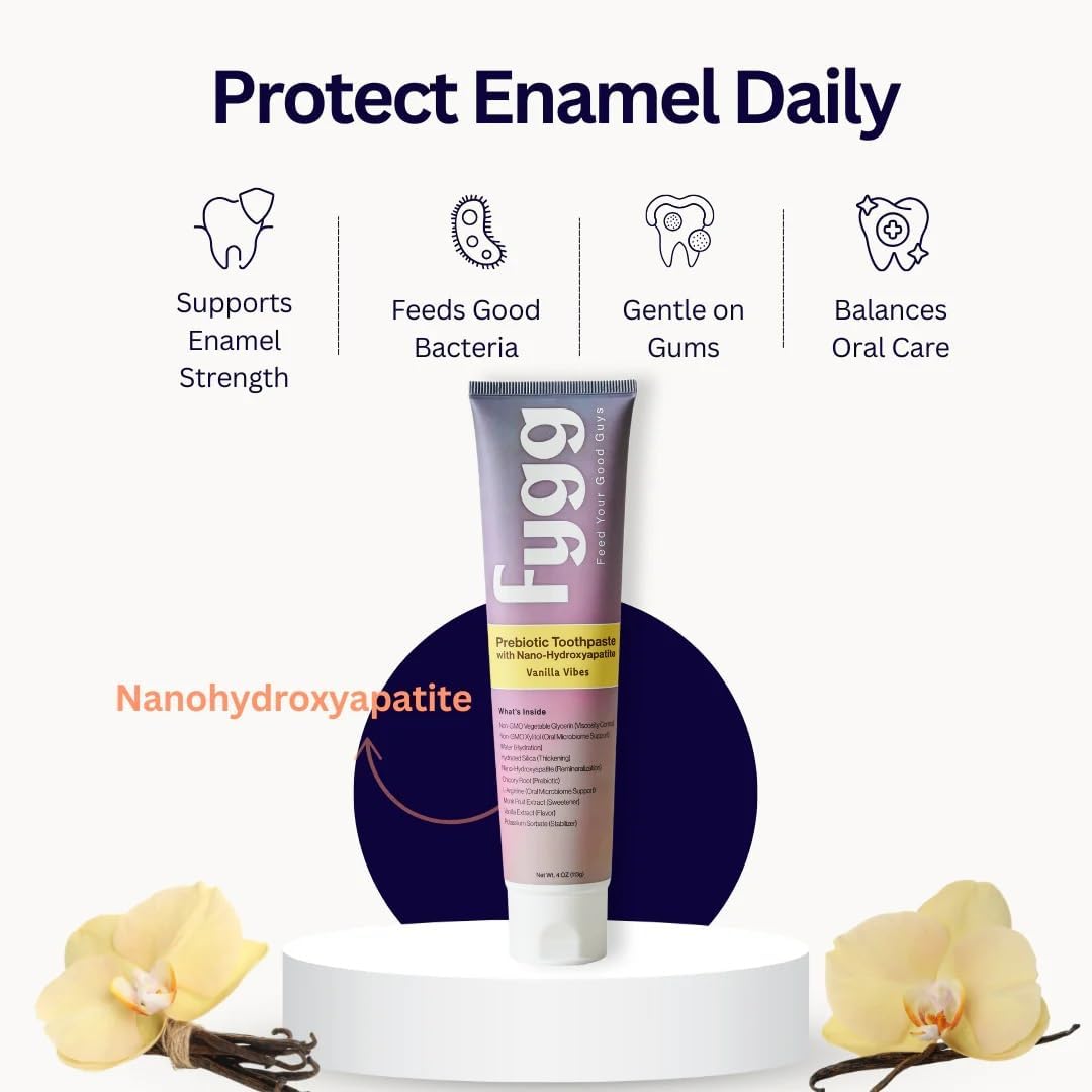 Fygg Toothpaste with Prebiotics | Vanilla Flavor