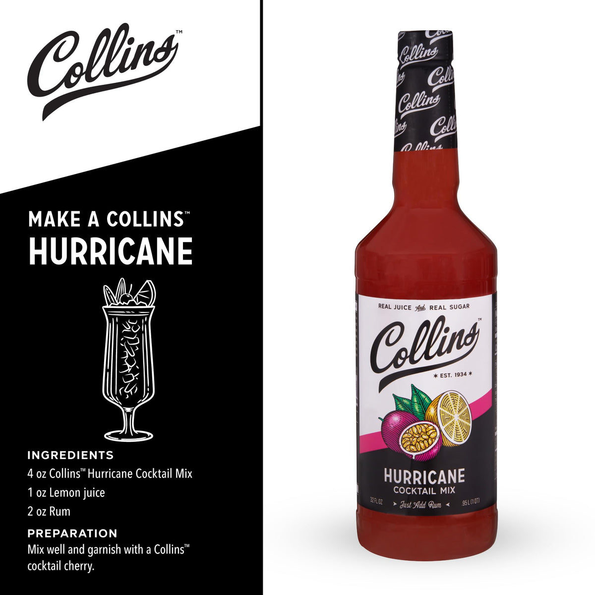 Collins Hurricane Mix — 32 oz