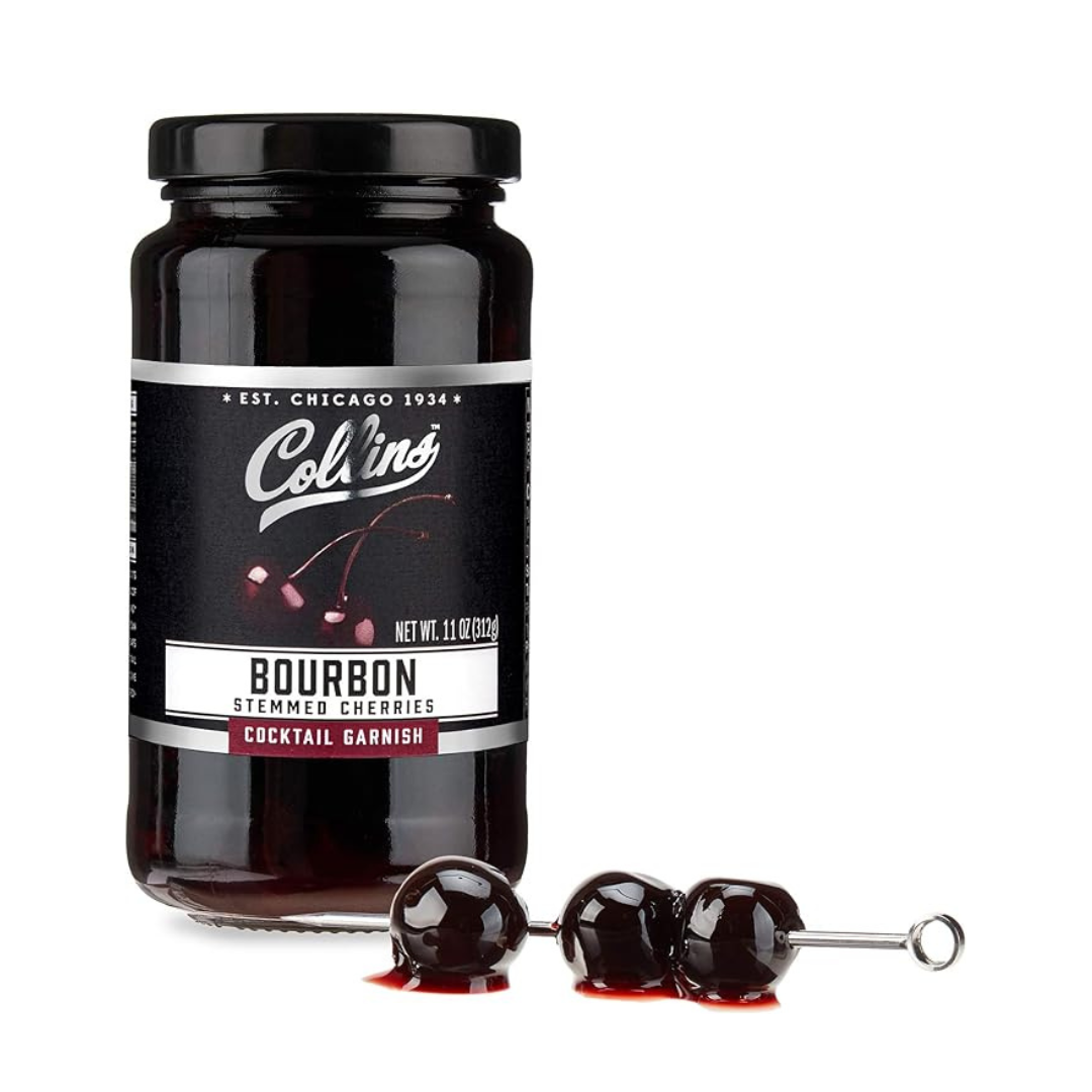 Collins Bourbon Cocktail Cherries — 11 oz