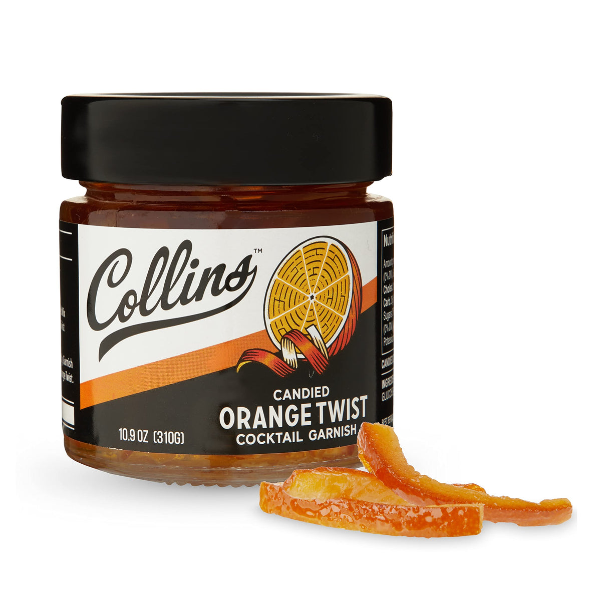 Collins Orange Twist in Syrup — 10 oz
