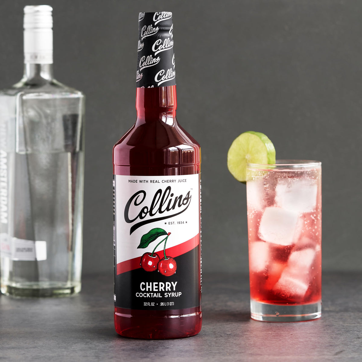 Collins Cherry Syrup — 32 oz