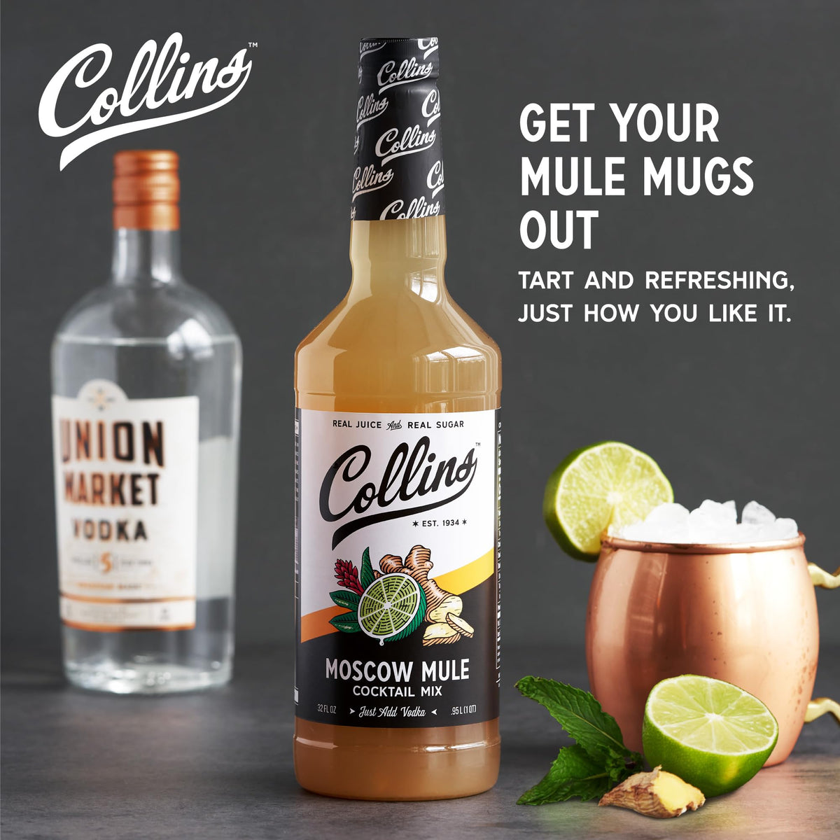 Collins Moscow Mule Mix — 32 oz