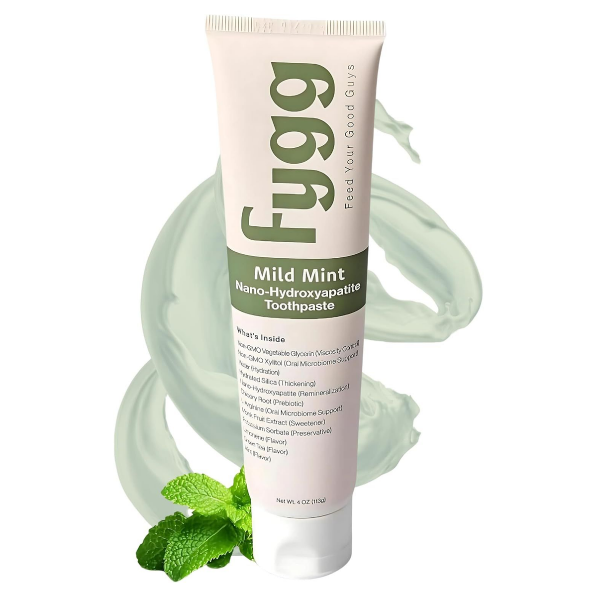 Fygg Toothpaste with Prebiotics | Mild Mint