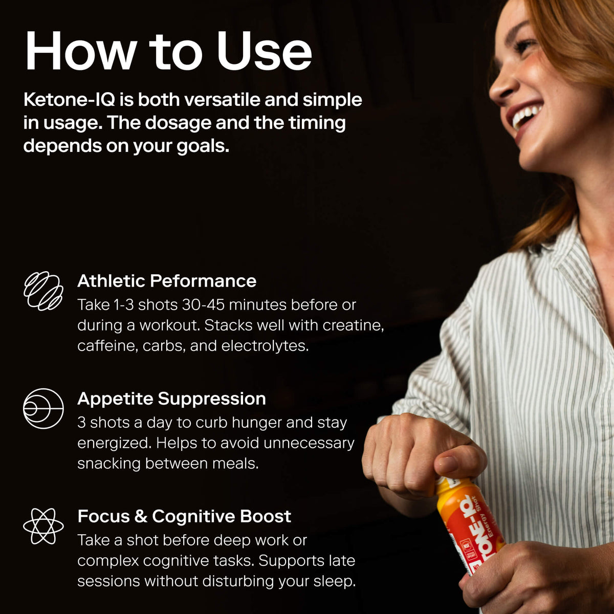 Ketone-IQ +Caffeine Shot, Grape
