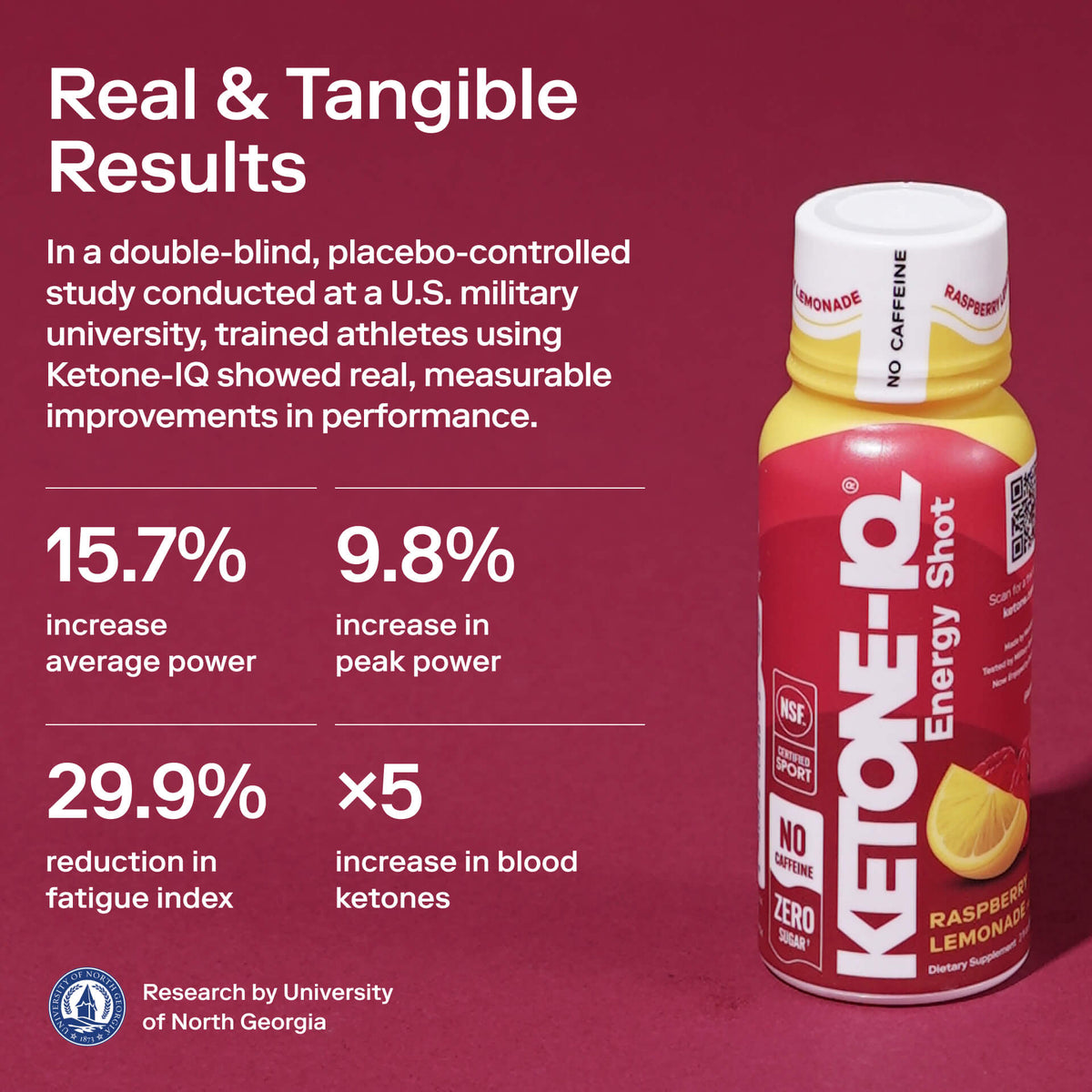 Ketone-IQ Caffeine-Free Shot, Raspberry Lemonade