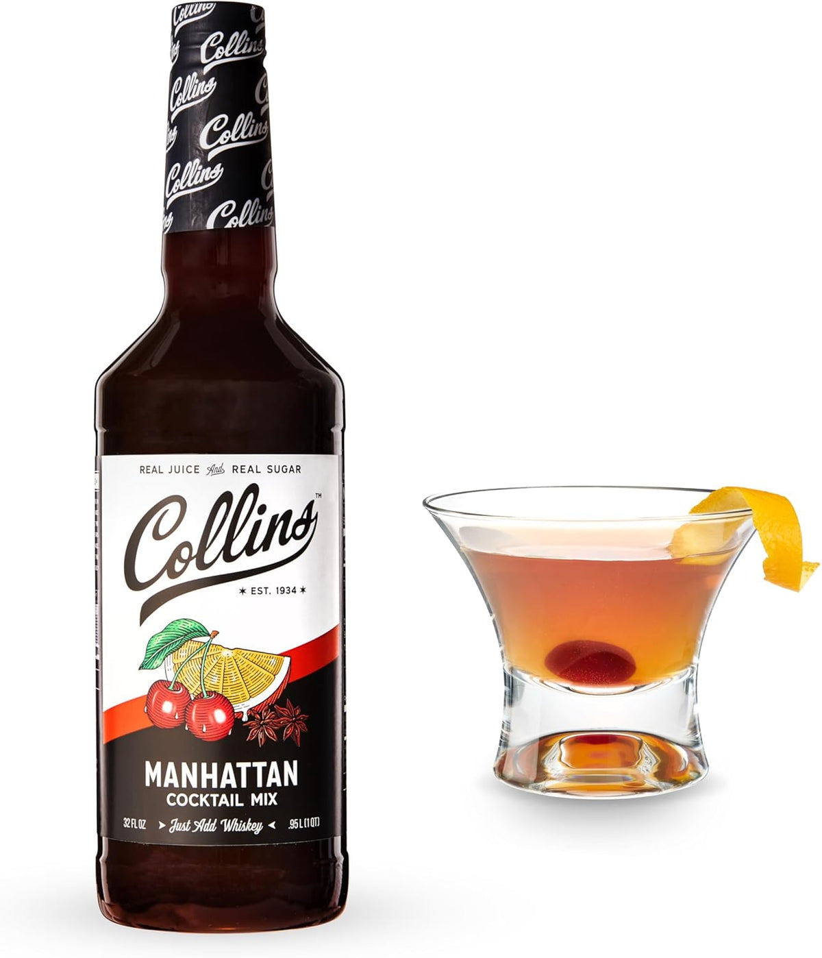 Collins Old Fashioned Mix — 32 oz
