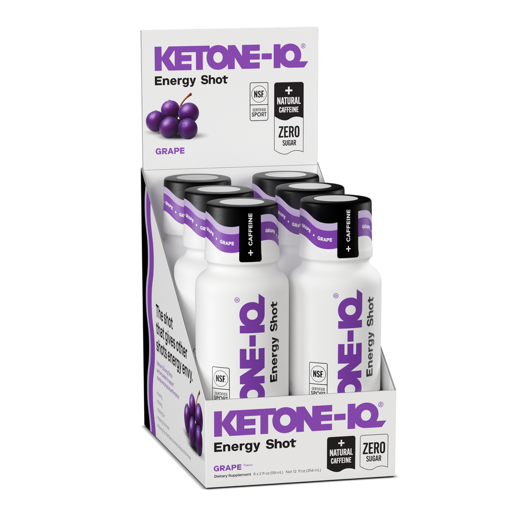 Ketone-IQ +Caffeine Shot, Grape