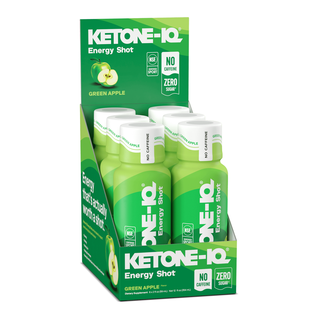 Ketone-IQ Caffeine-Free Shot, Green Apple