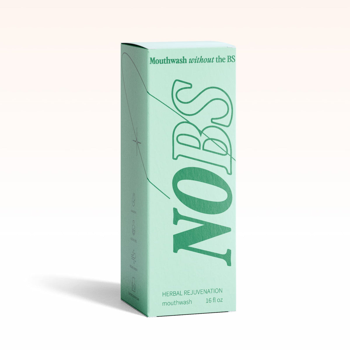 NOBS – Herbal Mouthwash 16 fl oz