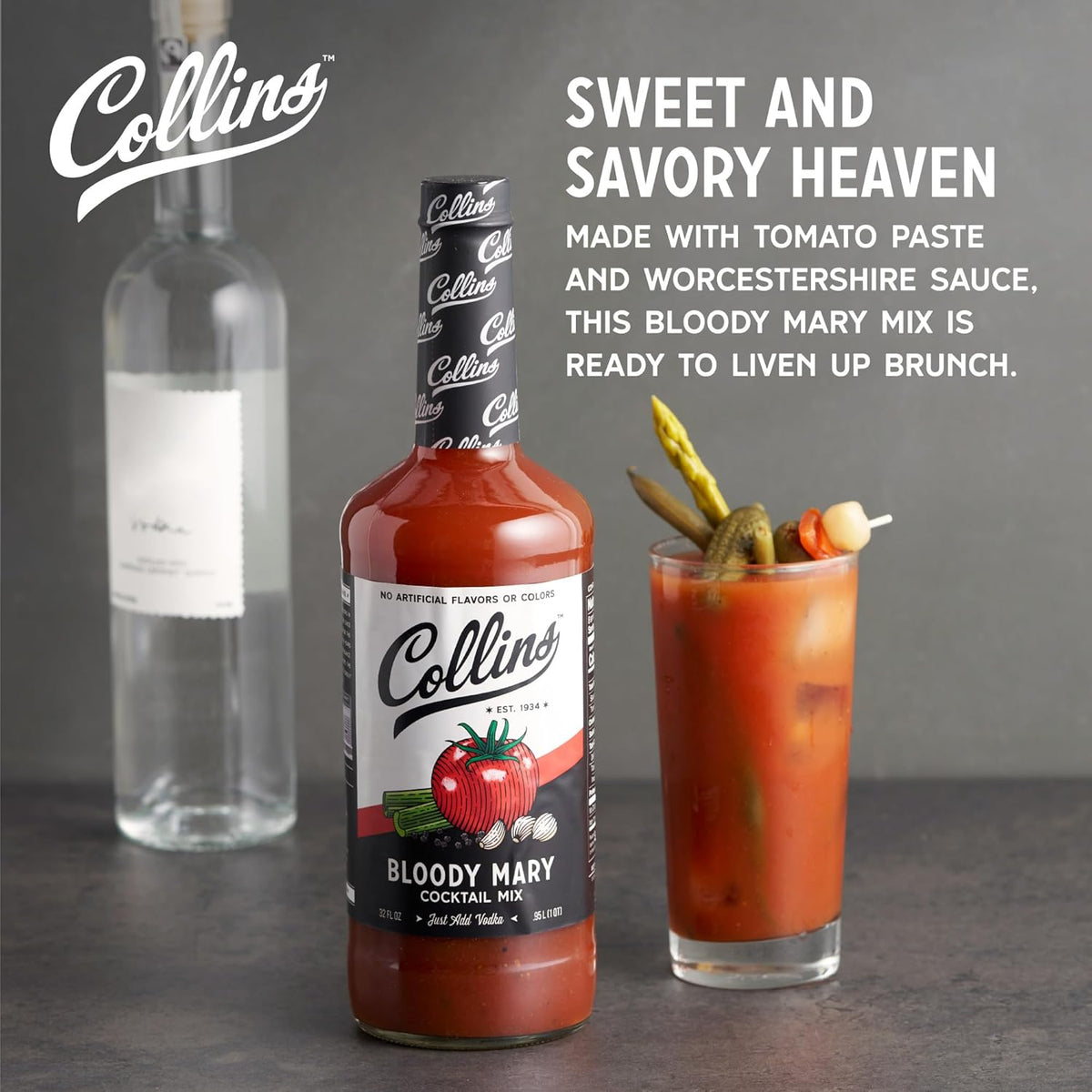 Collins Classic Bloody Mary Mix — 32 oz