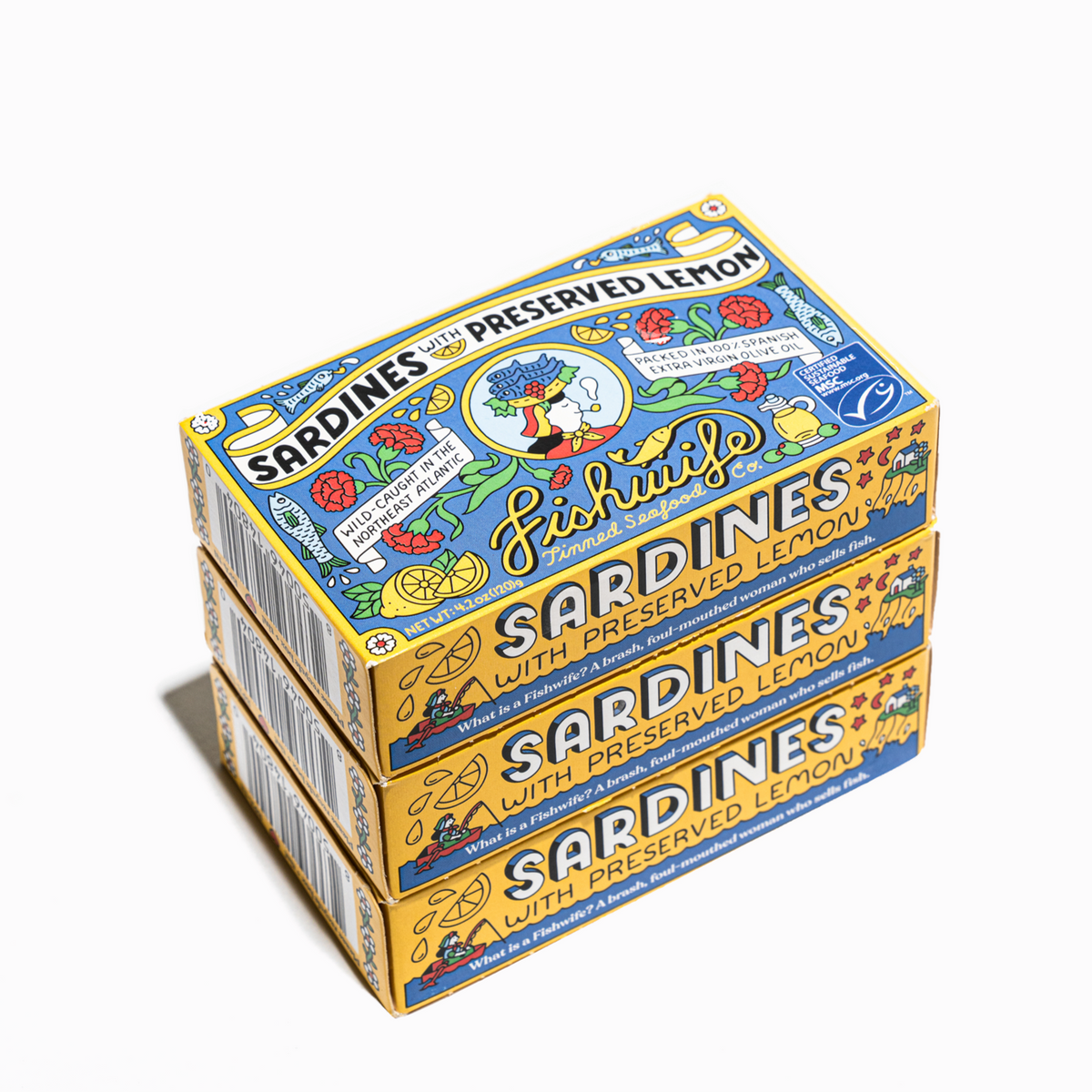Fishwife – Sardines with Preserved Lemon – 4.2 oz