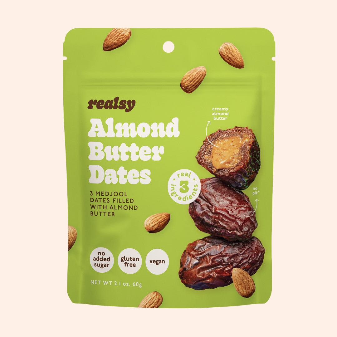Almond Butter Dates Snack Packs – Realsy – 10 Pack