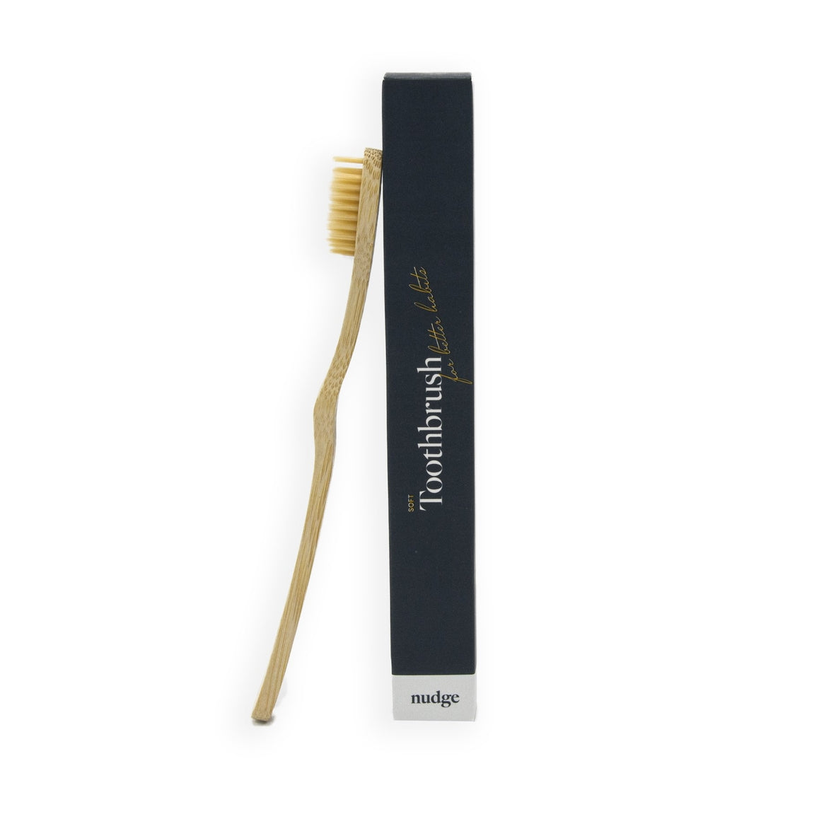 Nudge Soft Bristles Sustainable Bamboo Toothbrushes - 2 Pack