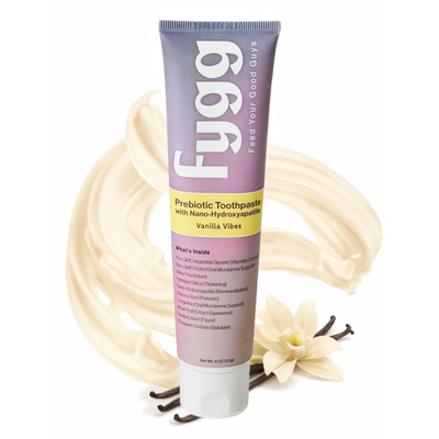 Fygg Toothpaste with Prebiotics | Vanilla Flavor